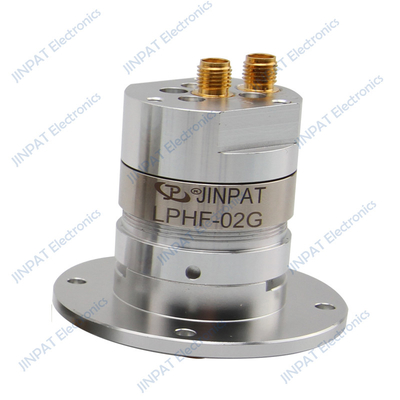วงแหวนสลิปช่องสอง IP60 สําหรับ RF coaxial rotary joints กับวงแหวนสลิปสัญญาณที่คอมแพคต์สําหรับความเร็วสูงสุด 60 RMP