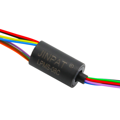 8 สาย แคปซูลสลิปวงแหวน 1A 48V สําหรับ 300 RPM การใช้งาน