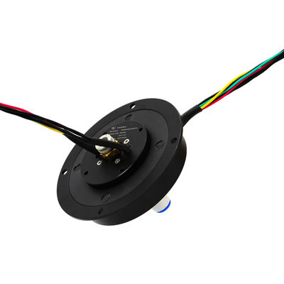 JINPAT Pancake Slip Ring ด้วยวงจร 10 วงจร 5A ต่อวงจร และความแรงดัน 220VDC/AC สําหรับการใช้งานในอุตสาหกรรม