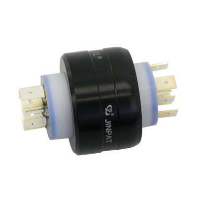 JINPAT 6-pole 1000RPM Mercury Slip Ring กับ 6 ช่องทางสําหรับพลังงานที่มั่นคงและการถ่ายทอดสัญญาณ