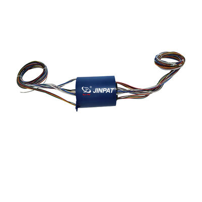 สลิปริงแบบทะลุรู 24 วงจร 500VAC/DC พร้อมการป้องกัน IP54 สำหรับการส่งสัญญาณแบบอะนาล็อกและดิจิทัล