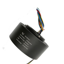 300rpm ความเร็วผ่านรูแหวนสลิปติดต่อวัสดุโลหะมีค่ารีโมทคอนโทรล