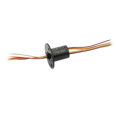 300RPM แหวนสลิปแคปซูลขนาดเล็ก 6 วงจร 2A IP40, การออกแบบโครงสร้างแบบรวม